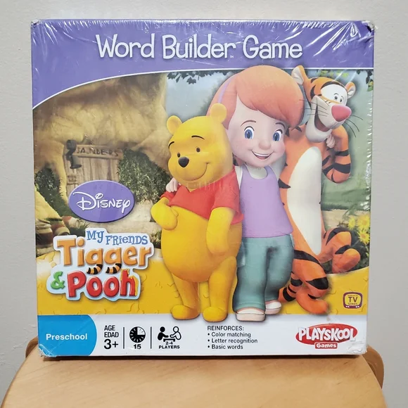 Hasbro My Friends Tigger And Pooh Word Builder Game | Sprachspiel Für Kinder 3–8 Jahre